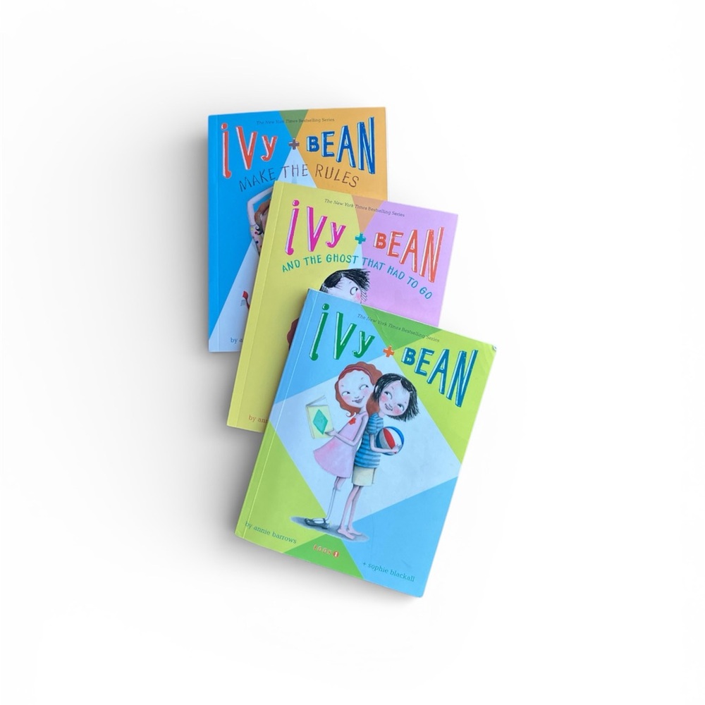 Ivy + Bean Book Set of 3 - Chapter Books 1, 2 & 9 Friends Fun Series